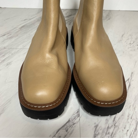 Sam Edelman Laguna Tan Leather Lug Sole Chelsea Boot 11M - Picture 10 of 14